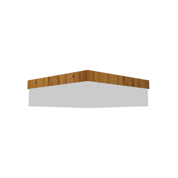 Accord 539LED Clean 1-lt 12" LED Flush Mount-Teak