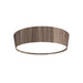 Accord 589LED Conical 1-lt 30" LED Flush Mount-American Walnut
