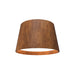 Accord 5100LED Conical 18" LED Flush Mount-Imbuia