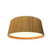 Accord 5098LED Conical 1-lt 24" LED Flush Mount-Louro Freijo