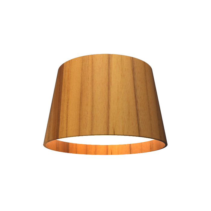 Accord 5100LED Conical 18" LED Flush Mount-Teak
