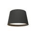 Accord 5100LED Conical 18" LED Flush Mount-Organic Black