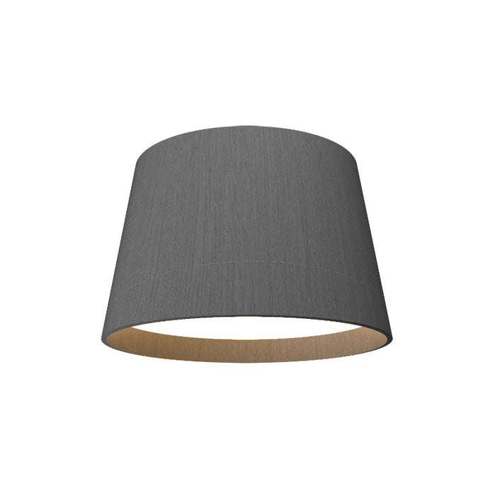 Accord 5100LED Conical 18" LED Flush Mount-Organic lead Grey