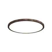 Accord 5089LED Naia 1-lt 14" LED Flush Mount-American Walnut