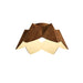 Accord 5092 Physalis 1-lt 19" LED Flush Mount-Imbuia