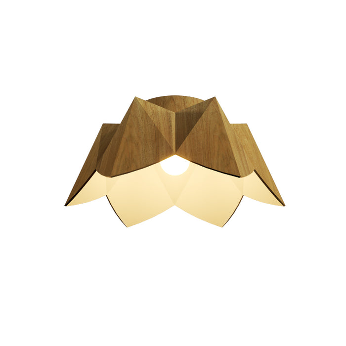 Accord 5092 Physalis 1-lt 19" LED Flush Mount-Louro Freijo