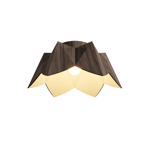 Accord 5093 Physalis 1-lt 26" LED Flush Mount-American Walnut