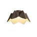 Accord 5093 Physalis 1-lt 26" LED Flush Mount-American Walnut