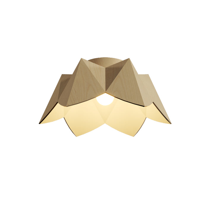 Accord 5092 Physalis 1-lt 19" LED Flush Mount-Maple
