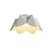 Accord 5092 Physalis 1-lt 19" LED Flush Mount-Organic White