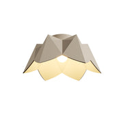Accord 5092 Physalis 1-lt 19" LED Flush Mount-Organic Cappuccino