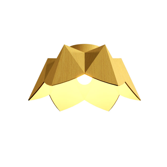 Accord 5093 Physalis 1-lt 26" LED Flush Mount-Organic Gold