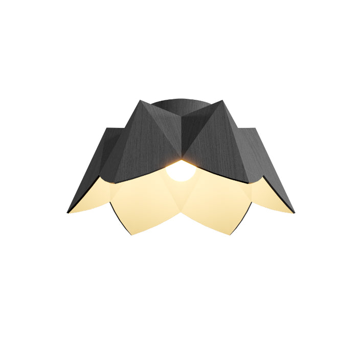 Accord 5093 Physalis 1-lt 26" LED Flush Mount-Organic lead Grey
