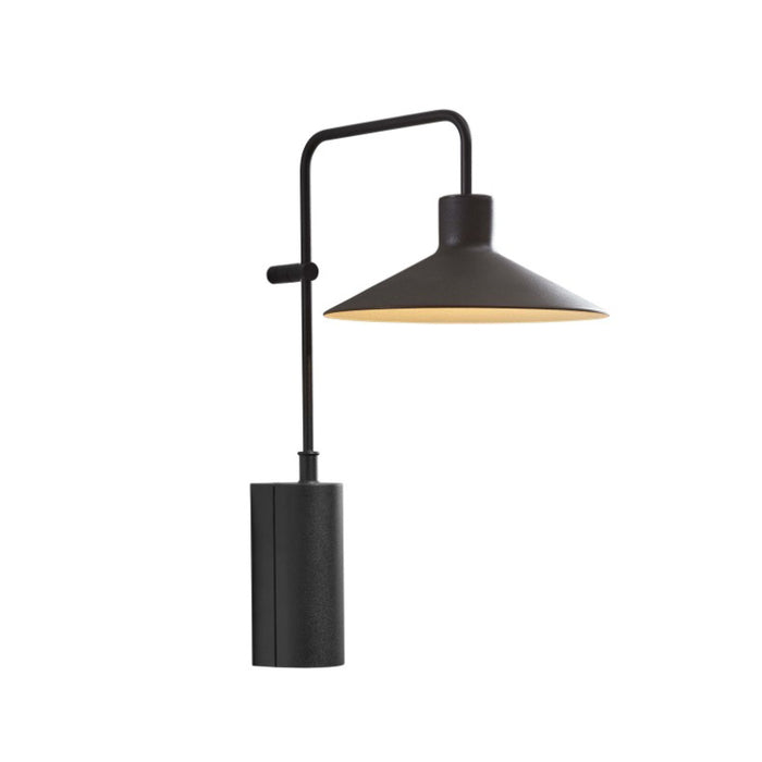 Bover Platet A/01 1-lt 16" Tall LED Outdoor Wall Sconce-Black