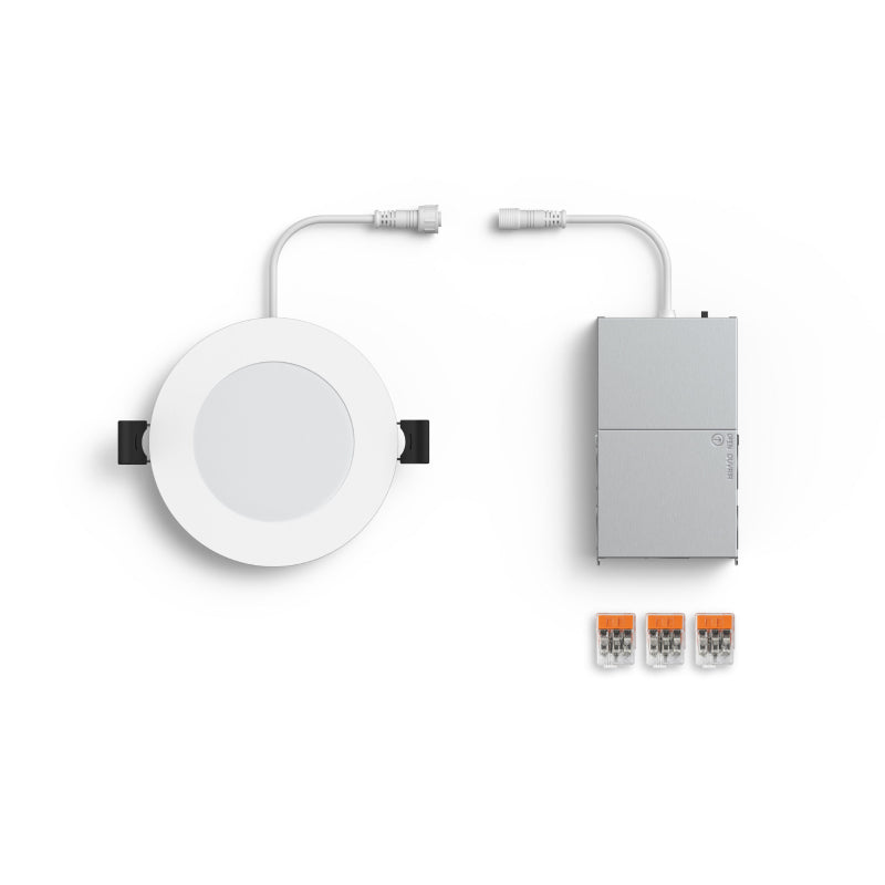 Dals PNL4-CC Reach 4" Round Slim Panel, 5CCT Seclectable-White