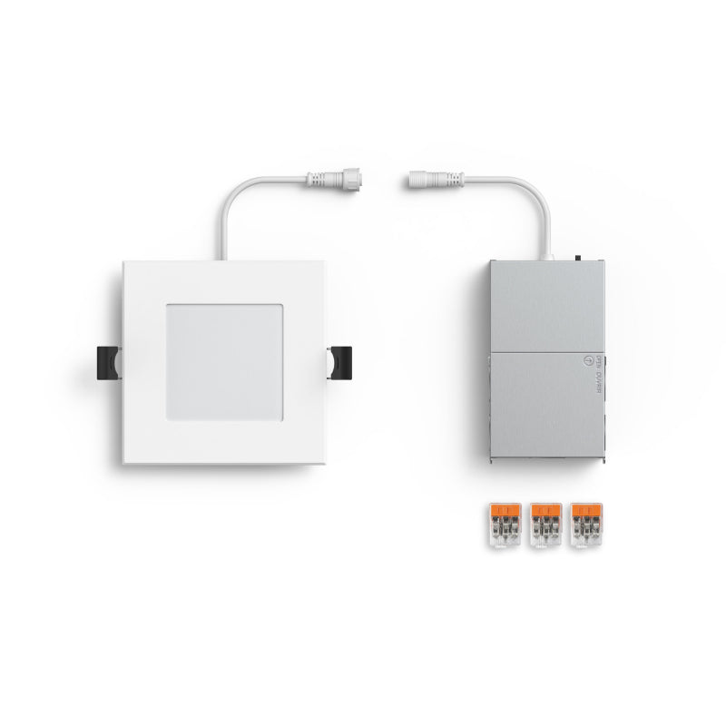 Dals PNL4SQ-CC Reach 4" Square Slim Panel, 5CCT Seclectable
