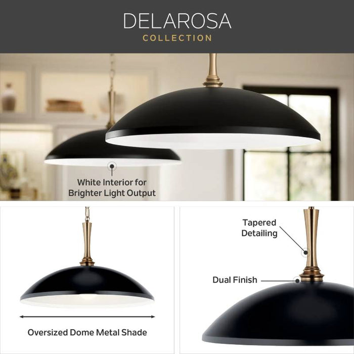 Kichler 52637 Delarosa 1-lt 24" Pendant