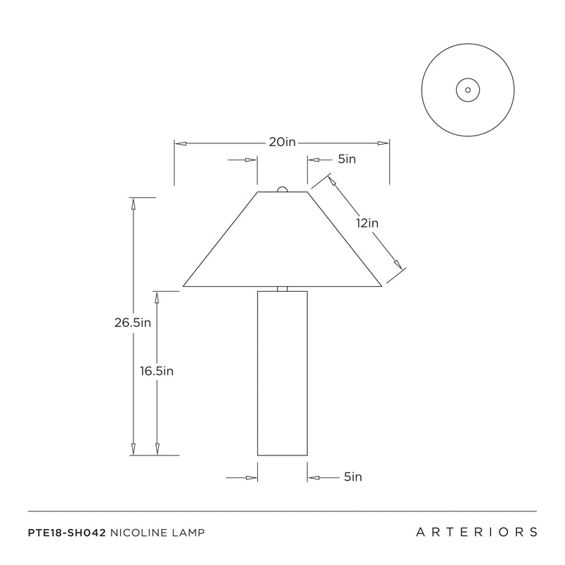 Arteriors Nicoline Lamp