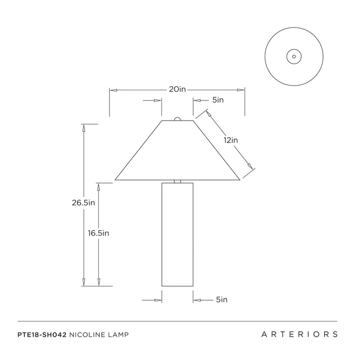Arteriors Nicoline Lamp