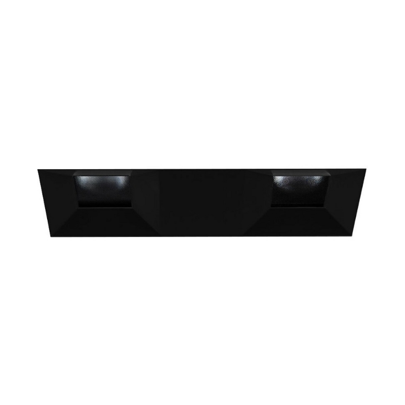 WAC MT-22DL Ocularc 2" Multiple Spot - 2 Light Bevel Trimless - Black