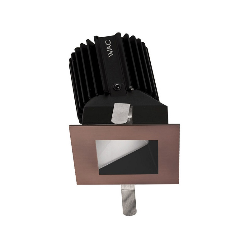 WAC R2SWT Volta 2" Square LED Wall Wash Trim - Copper Bronze