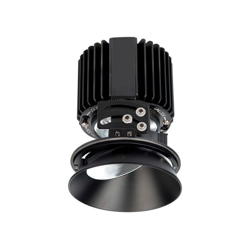 WAC R4RAL Volta 4.5" Round LED Adjustable Trimless - Black