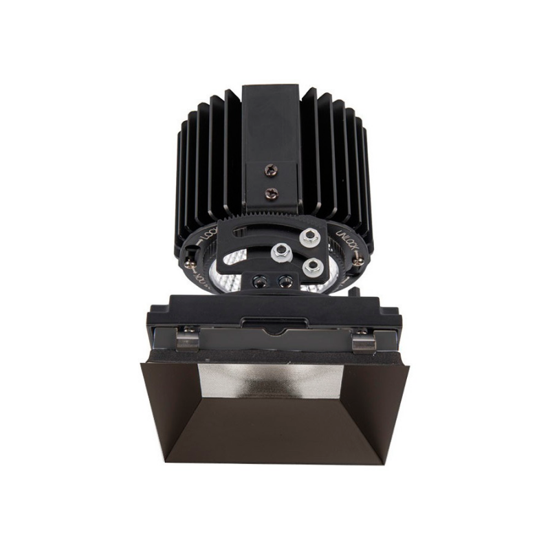 WAC R4SAL Volta 4.5" Square LED Adjustable Trimless - Copper Bronze
