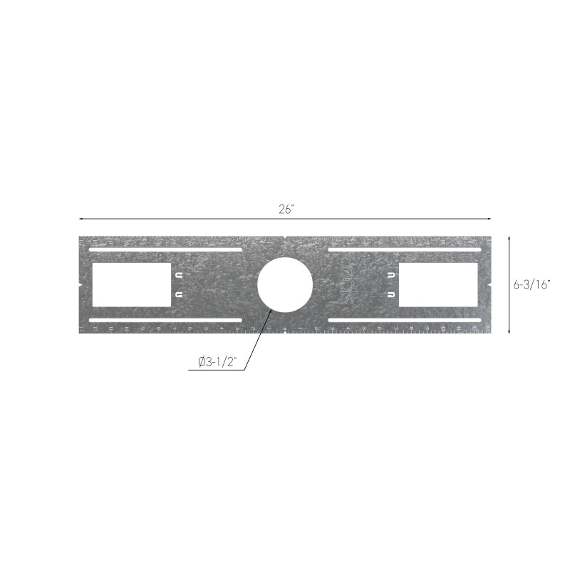Dals REC-RFP-35 Rough-In Plate
