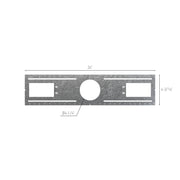 Dals REC-RFP-4 Rough-In Plate
