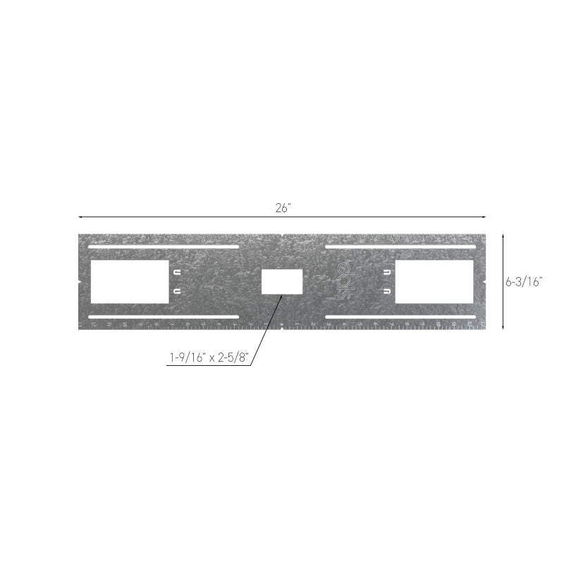Dals REC-RFP-MSL2 Rough-In Plate