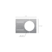 Dals REC-RFPE6 13" Rough-In Plate for 6″ Recessed Lighting