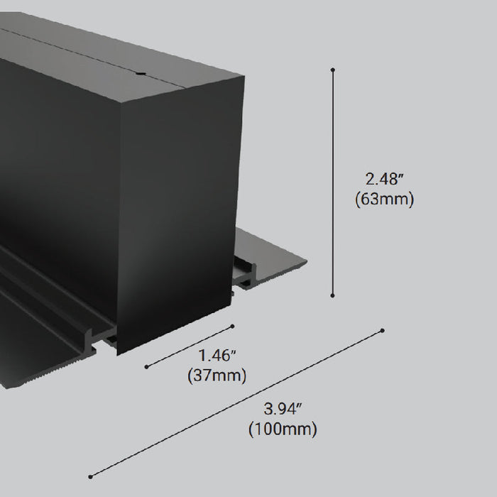Eurofase Construct 8-ft LED Trimless Recessed Channel | 35777-01 ...