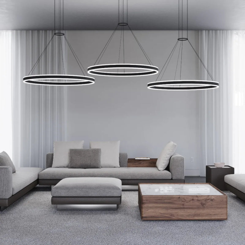 Sonneman 2307 Double Corona 48" LED Ring Pendant