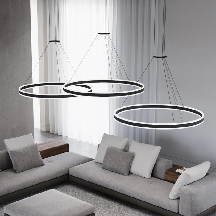 Sonneman 2307 Double Corona 48" LED Ring Pendant