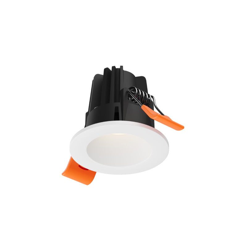 Dals RGR1-CDW RGR 1" Round Regressed Downlight, 5CCT Selectable+ Dim-to-Warm - White