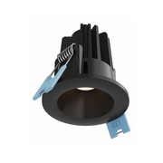 Dals RGR1-CC RGR 1" Round Regressed Downlight, 5CCT Selectable - Black