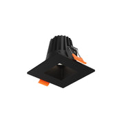 Dals RGR2SQ-CDW RGR 2" square Regressed Downlight, 5CCT Selectable + Dim-to-Warm - Black