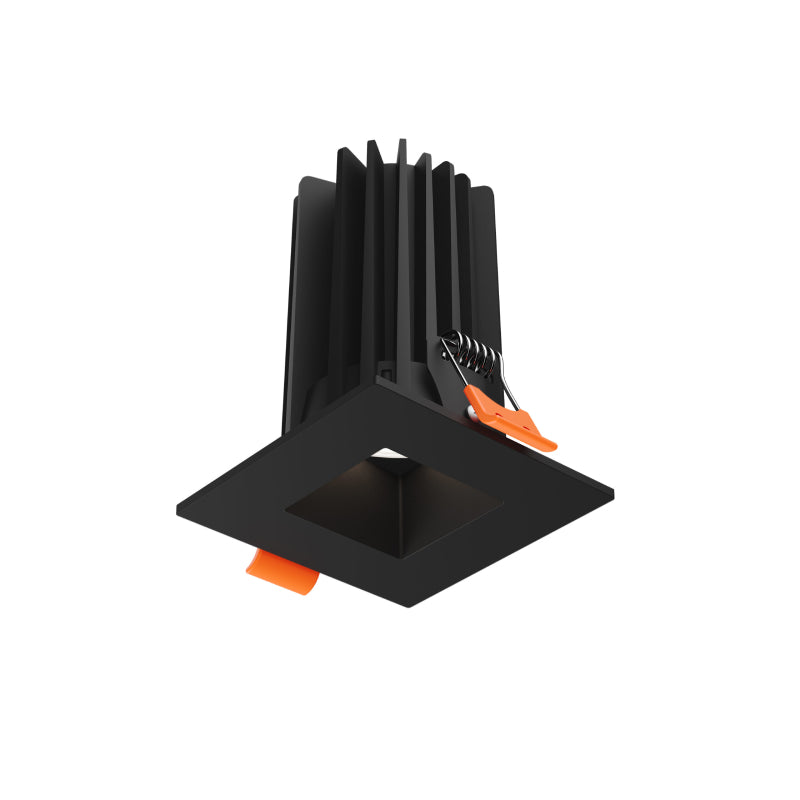 Dals RGR2SQHP-CC RGR 2" High-Powered Square Regressed Downlight, 5CCT Selectable - Black