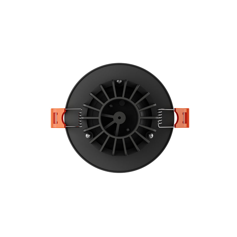 Dals RGR4-CDW RGR 4" Round Regressed Downlight, 5CCT+Dim-to-Warm-Black