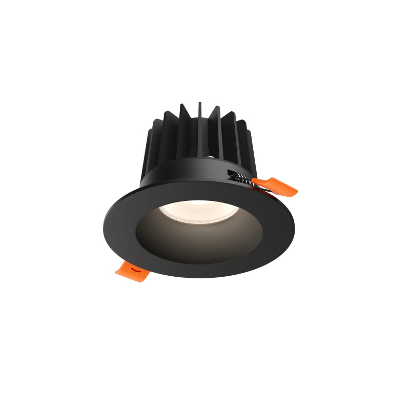 Dals RGR4-CDW RGR 4" Round Regressed Downlight, 5CCT+Dim-to-Warm-Black