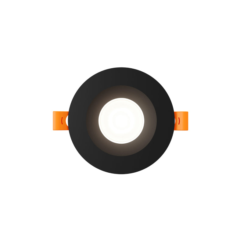 Dals RGR4-CDW RGR 4" Round Regressed Downlight, 5CCT+Dim-to-Warm-Black