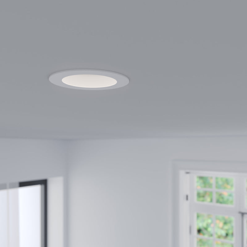 Dals RGR1-CDW RGR 1" Round Regressed Downlight, 5CCT Selectable+ Dim-to-Warm