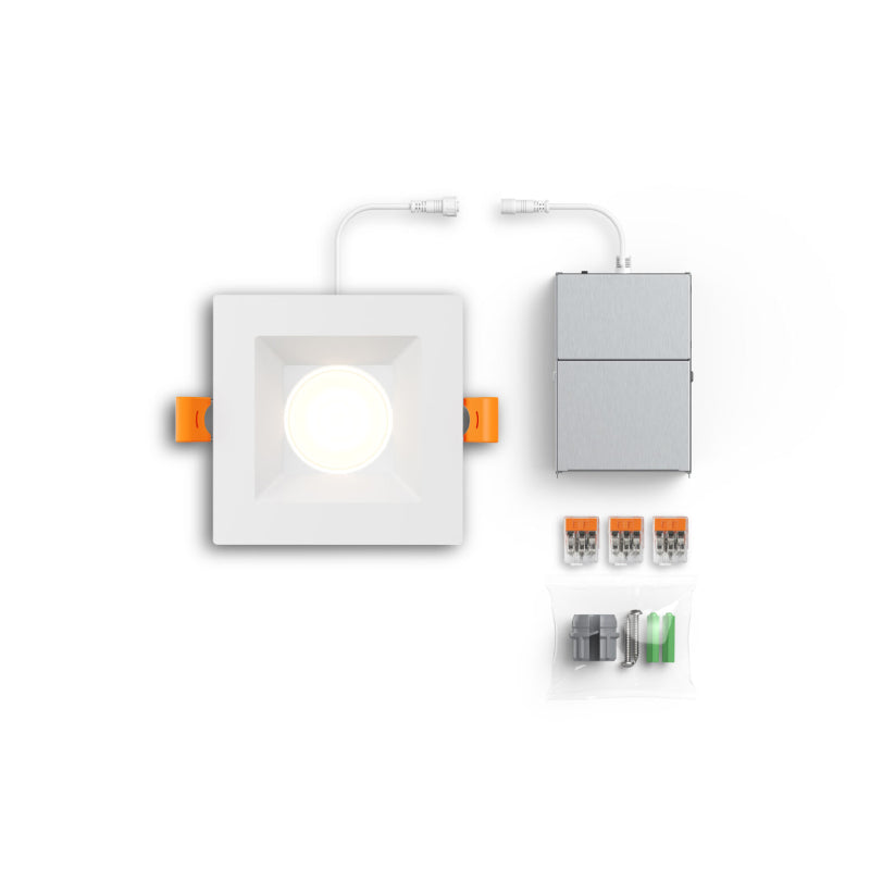 Dals RGR4SQ-CDW RGR 4" Square Regressed Downlight, 5CCT Selectable + Dim-to-Warm