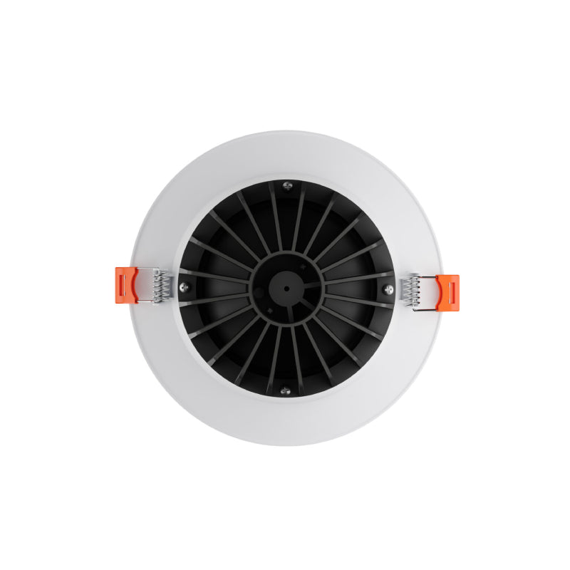Dals RGR6-CDW RGR 6" Round Regressed Downlight, 5CCT Selectable+ Dim-to-Warm