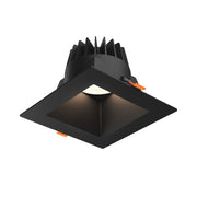Dals RGR6SQ-CDW RGR 6" Square Regressed Downlight, 5CCT Selectable + Dim-to-Warm - Black