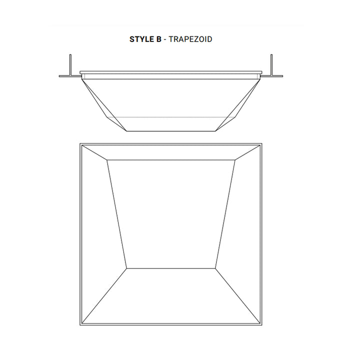 Elite RONDO-SOFT-22-B Acoustic Ceiling Tiles – Troffer Blanks