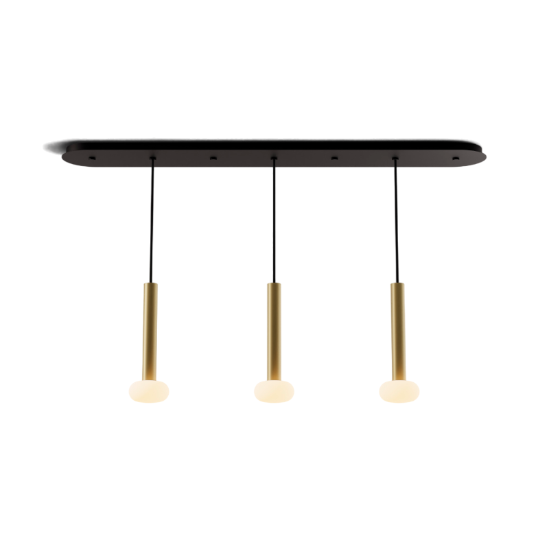 Koncept CMP-L3-S-12 Combi LED Pendant, Frosted Glass Ball