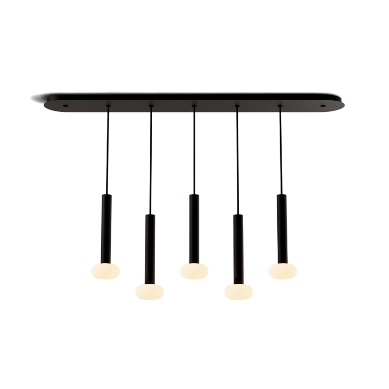 Koncept CMP-L5-S-12 Combi LED Pendant, Frosted Glass Ball