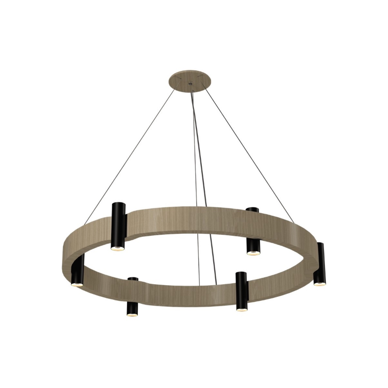 Accord 1497 Flow 12-lt 24" LED Pendant - Sand