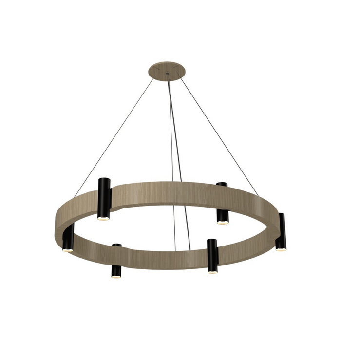 Accord 1497 Flow 12-lt 24" LED Pendant - Sand